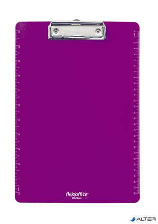 Felírótábla, A4, műanyag, FLEXOFFICE "FO-CB011", lila