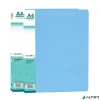 Villámzáras mappa, PP, A4, FLEXOFFICE "FO-CF02", kék