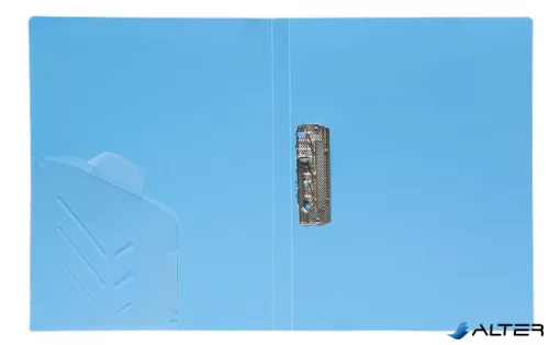 Villámzáras mappa, PP, A4, FLEXOFFICE "FO-CF02", kék