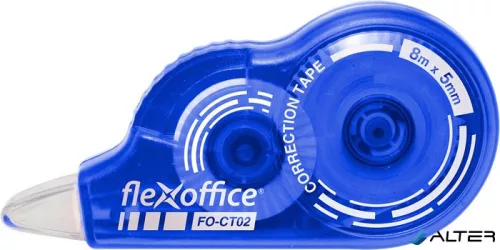 Hibajavító roller, 5 mm x 8 m, FLEXOFFICE 'FO-CT02', vegyes színek