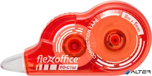 Hibajavító roller, 5 mm x 8 m, FLEXOFFICE 'FO-CT02', vegyes színek