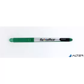 Tűfilc, 0,3 mm, FLEXOFFICE "FL01", zöld