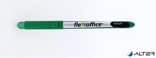 Tűfilc, 0,3 mm, FLEXOFFICE 'FL01', zöld