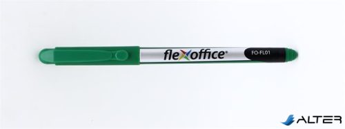 Tűfilc, 0,3 mm, FLEXOFFICE "FL01", zöld