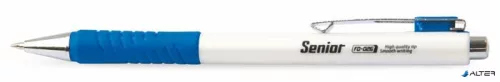 Golyóstoll, 0,4 mm, nyomógombos, FLEXOFFICE 'Senior', kék