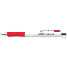   Golyóstoll, 0,4 mm, nyomógombos, FLEXOFFICE "Senior", piros