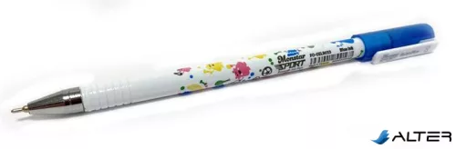 Golyóstoll, 0,3 mm, kupakos, FLEXOFFICE 'Monstar', kék