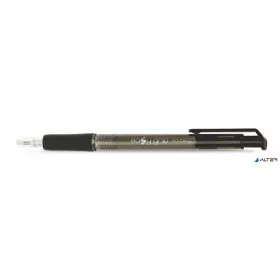   Golyóstoll, 0,4 mm, nyomógombos, FLEXOFFICE "EasyGrip", fekete