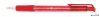 Golyóstoll, 0,4 mm, nyomógombos, FLEXOFFICE 'EasyGrip', piros