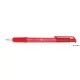 Golyóstoll, 0,4 mm, nyomógombos, FLEXOFFICE "EasyGrip", piros