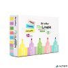 Szövegkiemelő készlet, 1-5 mm, FLEXOFFICE "Flexliner", vegyes pasztell színek