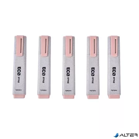 Szövegkiemelő, 1-4 mm, FLEXOFFICE 'HL05 Eco Style', narancs