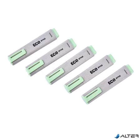 Szövegkiemelő, 1-4 mm, FLEXOFFICE 'HL05 Eco Style', zöld