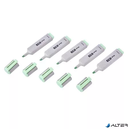 Szövegkiemelő, 1-4 mm, FLEXOFFICE 'HL05 Eco Style', zöld