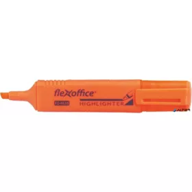   Szövegkiemelő, 1-4 mm, FLEXOFFICE "HL05", narancs