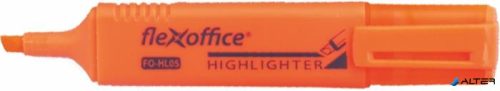Szövegkiemelő, 1-4 mm, FLEXOFFICE 'HL05', narancs
