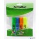 Szövegkiemelő készlet, 1-4 mm, FLEXOFFICE 'HL05', 4 különböző szín
