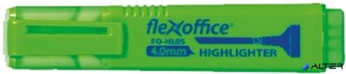 Szövegkiemelő, 1-4 mm, FLEXOFFICE 'HL05', zöld