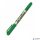 Alkoholos marker, 0,4/1,0 mm, kúpos, kétvégű, FLEXOFFICE 'PM01', zöld