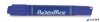 Alkoholos marker, 0,8/6,0 mm, kúpos/vágott, kétvégű, FLEXOFFICE 'PM04', kék