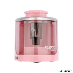   Hegyező, elemes, asztali, FLEXOFFICE "Flexio", rózsaszín