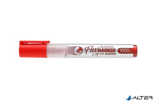 Táblamarker, 2,5 mm, kúpos, FLEXOFFICE "WB016", piros