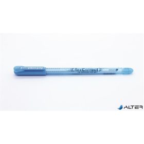   Zseléstoll, 0,25 mm, kupakos, törölhető, FLEXOFFICE 'FlexCorrect', kék