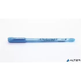   Zseléstoll, 0,25 mm, kupakos, törölhető, FLEXOFFICE "FlexCorrect", kék