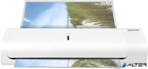 Laminálógép, A4, 75-125 mikron, SENCOR "SLA 211", fehér