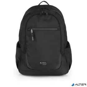   Hátizsák, iskolatáska, cipzáras, GABOL "Panther", fekete