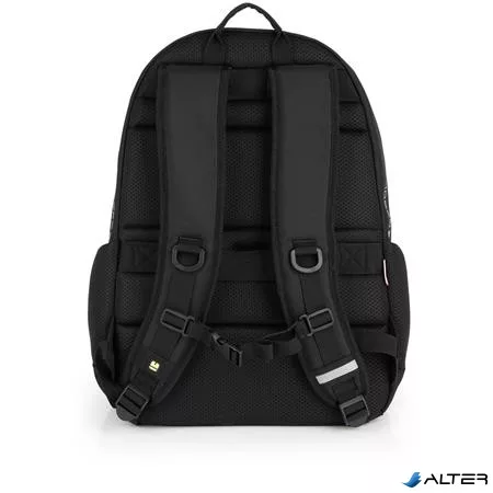 Hátizsák, iskolatáska, cipzáras, GABOL "Panther", fekete