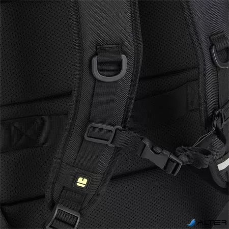 Hátizsák, iskolatáska, cipzáras, GABOL "Panther", fekete