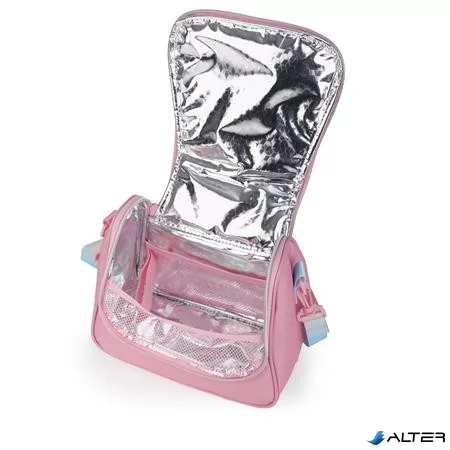 Uzsonnás táska, GABOL "Glam", rózsaszín csillámos