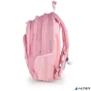 Hátizsák, iskolatáska, cipzáras, GABOL "Glam", rózsaszín csillámos