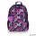 Hátizsák, iskolatáska, cipzáras, GABOL "Kokoro", lila, szívek