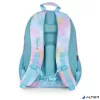 Hátizsák, iskolatáska, cipzáras, GABOL "Mystic", világoskék, batikolt hatású