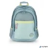 Hátizsák, iskolatáska, cipzáras, GABOL "Whisper", mentazöld