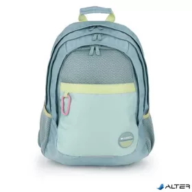   Hátizsák, iskolatáska, cipzáras, GABOL "Whisper", mentazöld