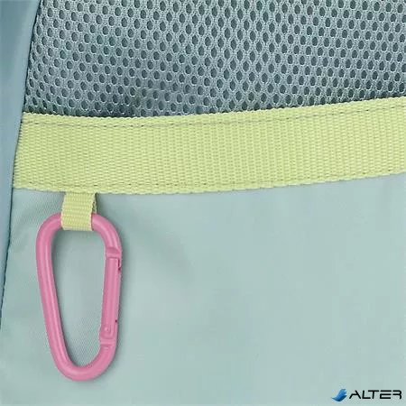 Hátizsák, iskolatáska, cipzáras, GABOL "Whisper", mentazöld