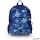 Hátizsák, iskolatáska, cipzáras, GABOL "Crew", kék, foci