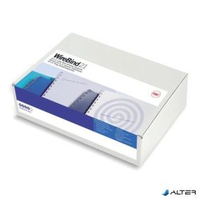   Spirál, fém, 2:1, 6 mm, 55 lap, GBC 'MultiBind 21', fekete