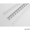 Spirál, fém, 2:1, 6 mm, 55 lap, GBC "MultiBind 21", fekete