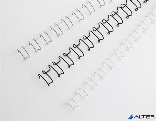 Spirál, fém, 2:1, 8 mm, 70 lap, GBC "MultiBind 21", fehér