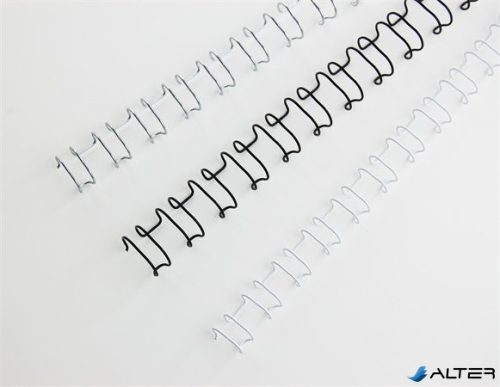 Spirál, fém, 2:1, 12 mm, 100 lap, GBC "MultiBind 21",  fekete