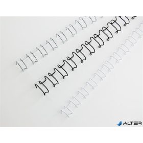   Spirál, fém, 2:1, 14 mm, 130 lap, GBC "MultiBind 21",  fekete