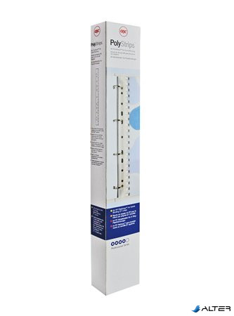 Lefűző csík, A4, PP, spirálozáshoz, GBC "File Strips"