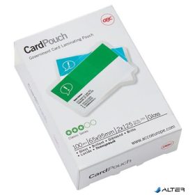 Meleglamináló fólia, 125 mikron, 65x95mm, fényes, GBC