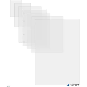 Meleglamináló fólia, 125 mikron, 64x108mm, fényes, GBC