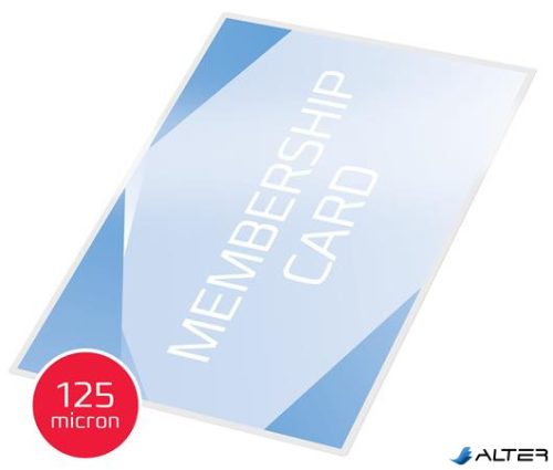Meleglamináló fólia, 125 mikron, 67x99mm, GBC