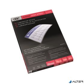   Meleglamináló fólia, 75 mikron, A4, fényes, GBC 'High Speed'